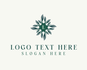 Vintage - Eco Nature Leaves logo design