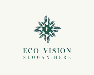 Eco Nature Leaves logo design