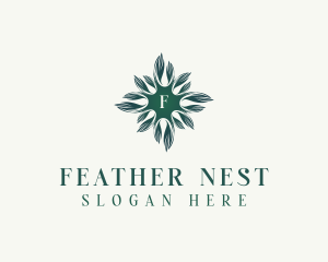 Eco Nature Leaves logo design