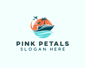 Tropical Vacation Travel logo design