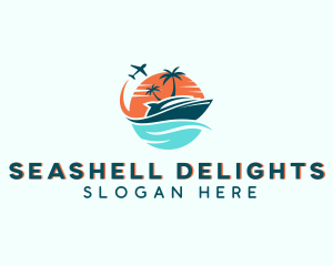 Tropical Vacation Travel logo design