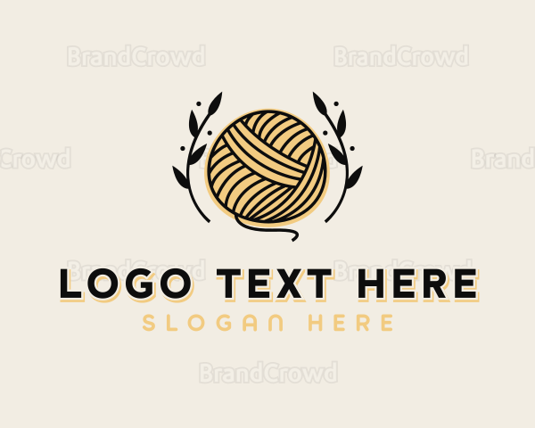 Weaving Yarn Handicraft Logo