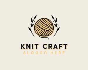 Weaving Yarn Handicraft logo design