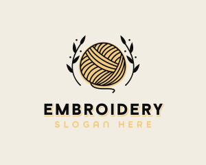 Weaving Yarn Handicraft logo design