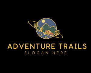 Adventure Planet Park logo design