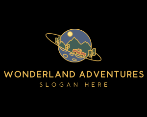 Adventure Planet Park logo design