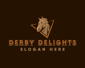 Derby - Wild Mustang Horse logo design
