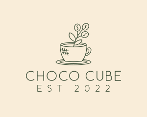 Patisserie - Organic Coffee Cup Cafe logo design