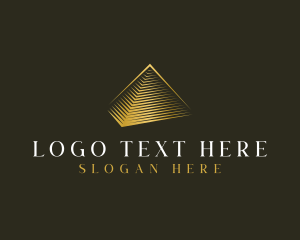 Studio - Premium Pyramid Structure logo design