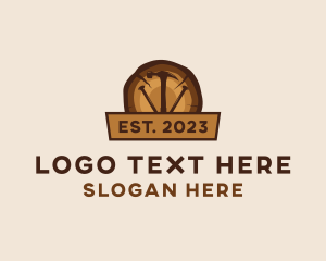 Lumberjack - Lumberjack Tools Carpentry logo design