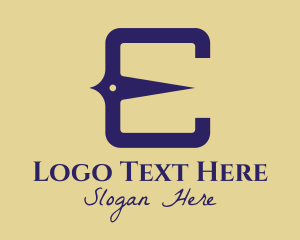 Fountain Pen - Fountain Pen Letter E logo design