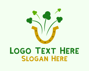 Costume Designer - Shamrock Horseshoe Firework logo design