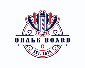 Razor Blade Barbershop logo design