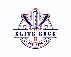 Razor Blade Barbershop logo design