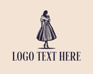 Runway - Stylish Fashion Dress logo design