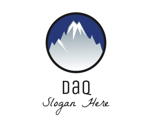 Mountain Snowcapped Alps Logo