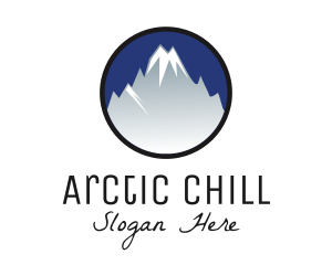 Iceberg - Mountain Snowcapped Alps logo design