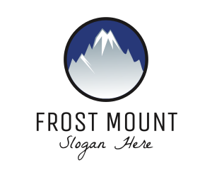 Mountain Snowcapped Alps logo design