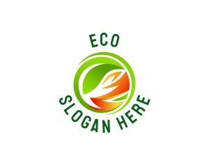 Eco Leaf Energy logo design