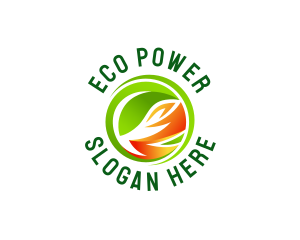 Renewable Energy - Eco Leaf Energy logo design