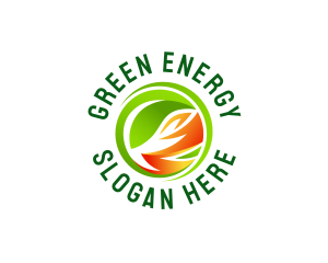 Eco Leaf Energy logo design