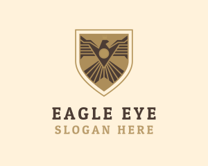 Fury Eagle Shield logo design