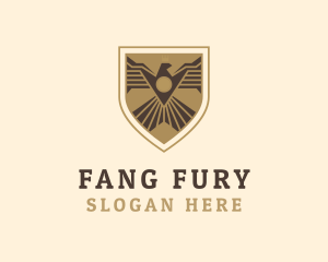 Fury Eagle Shield logo design