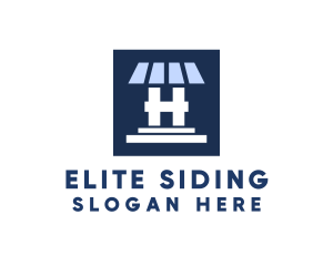 Siding - Roof Panel Letter H logo design