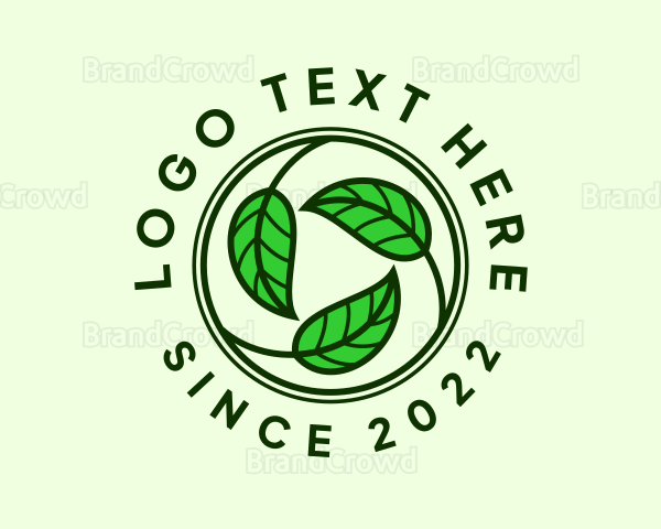 Environmental Farm Leaf Logo