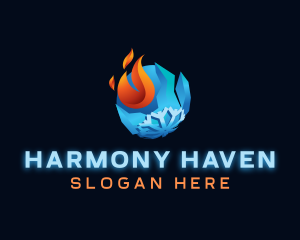 Fire Ice Thermal Hvac Logo