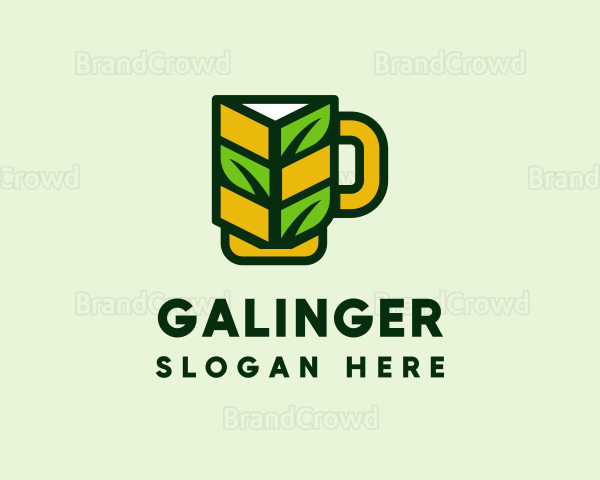 Organic Beer Mug Logo