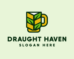 Organic Beer Mug  logo design