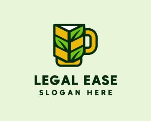 Draft Beer - Organic Beer Mug logo design
