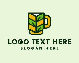 Organic Beer Mug  Logo