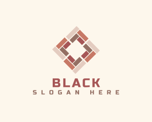 Square Wooden Tile Logo