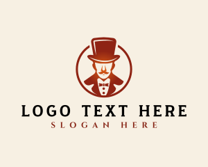 Suit - Prestige Gentleman Suit logo design