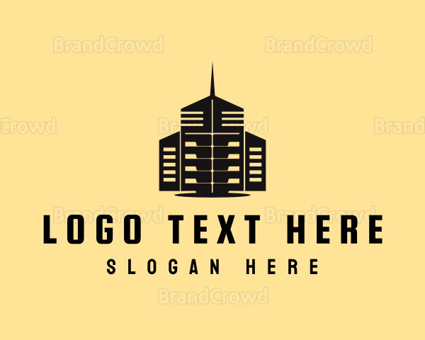 Geometric Construction Building Logo