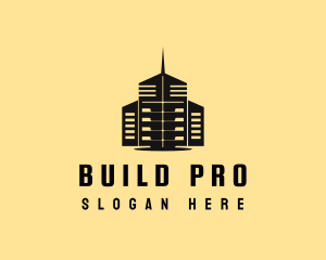 Geometric Construction Building  logo design