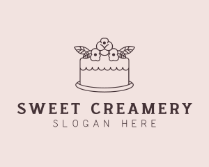 Cake Baker Dessert logo design