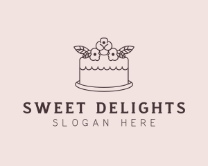 Cake Baker Dessert logo design