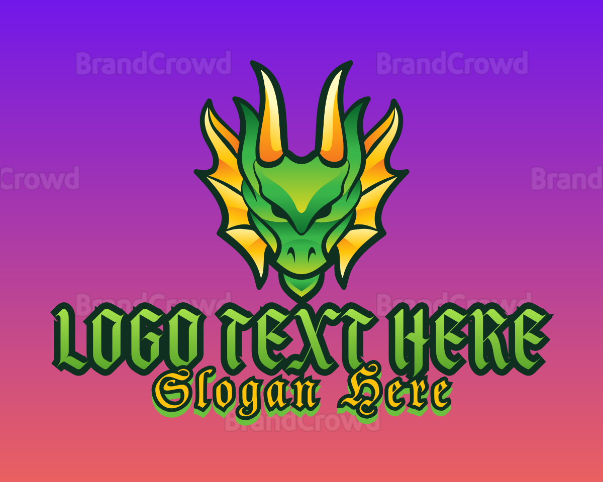 Green Dragon Esports Mascot Logo