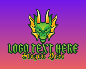 Esports - Green Dragon Esports Mascot logo design