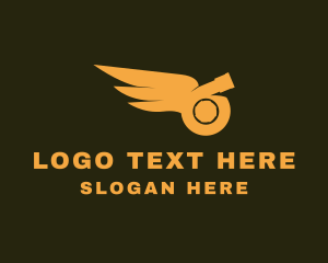 Engine - Wings Turbo Charger logo design