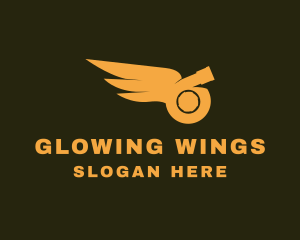 Wings Turbo Charger logo design