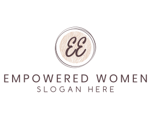 Natural Wood Cosmetics logo design