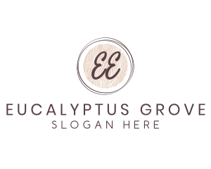 Natural Wood Cosmetics logo design