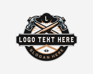 Fixing - Hammer Carpentry Roof logo design