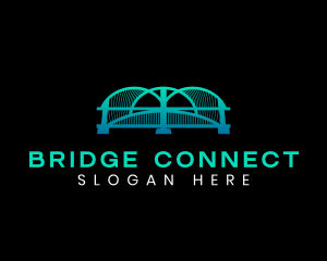 Bridge - Bridge Construction Engineering logo design