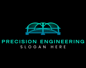 Engineering - Bridge Construction Engineering logo design