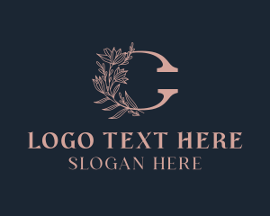 Events Place - Flower Boutique Letter C logo design
